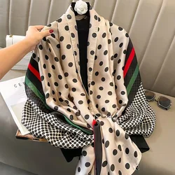 180*90cm Luxury Brand New Women Autumn Winter Fashion Silk Scarf Shawl Beach Headband bandanna wrap muffler foulard hijab female