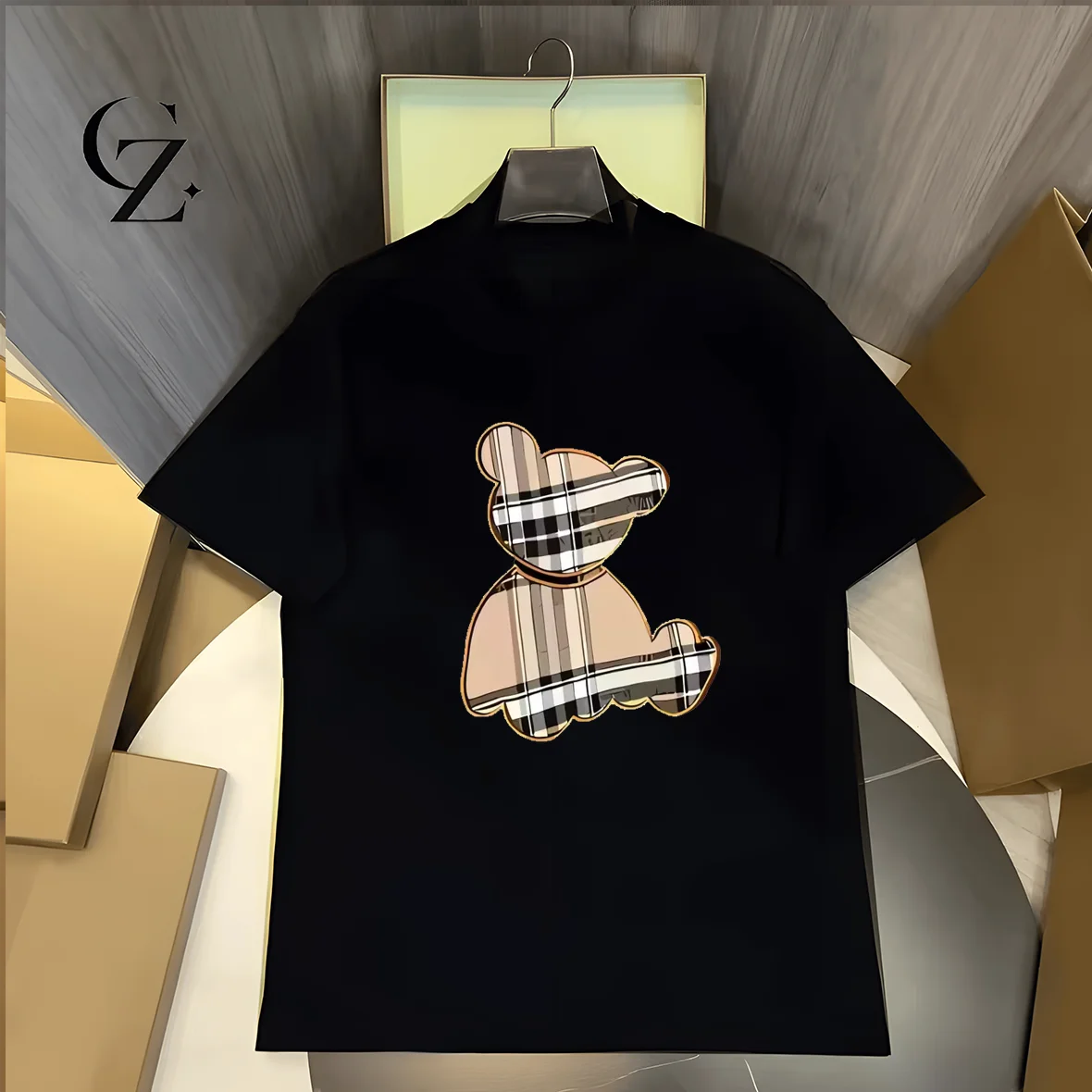 เสื้อยืดคอตตอนวินเทจล้างสี รุ่ - Vintage Fashion Sketches บทวิจารณ์และราคา