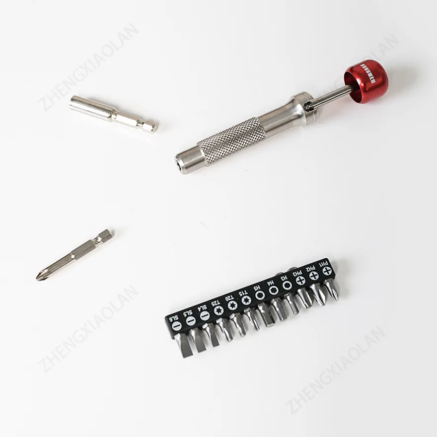 

Lollipop Screwdriver EDC Tool Multifunctional Magnetic Household Stainless Steel Material S2 Batch Head Bicycle Repair
