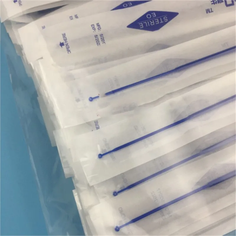 10 pcs/lot Disposable plastic Stick Inoculation Rods,1 ul 10 ul Inoculating Loop, Flame Reaction, diameter 0.8mm Lab Supplies