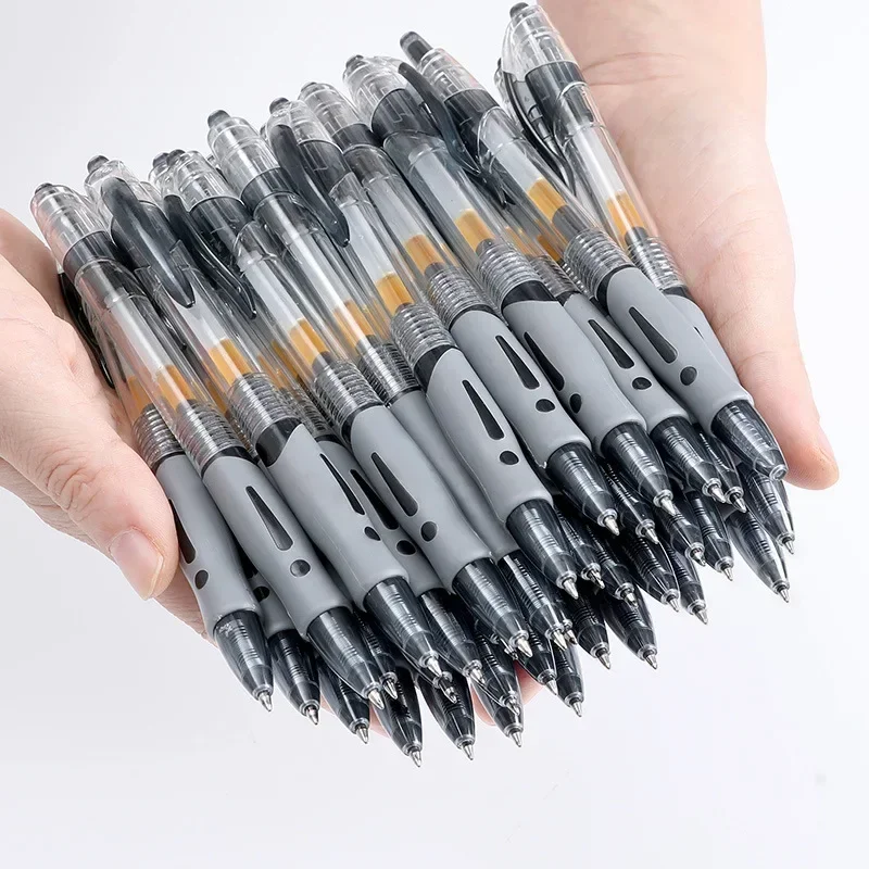 3/6 Pcs/set High Quality Retractable Gel Pens 0.5mm 3 Color Ink Ballpoint Pen Stationery School Office Supplies Writing