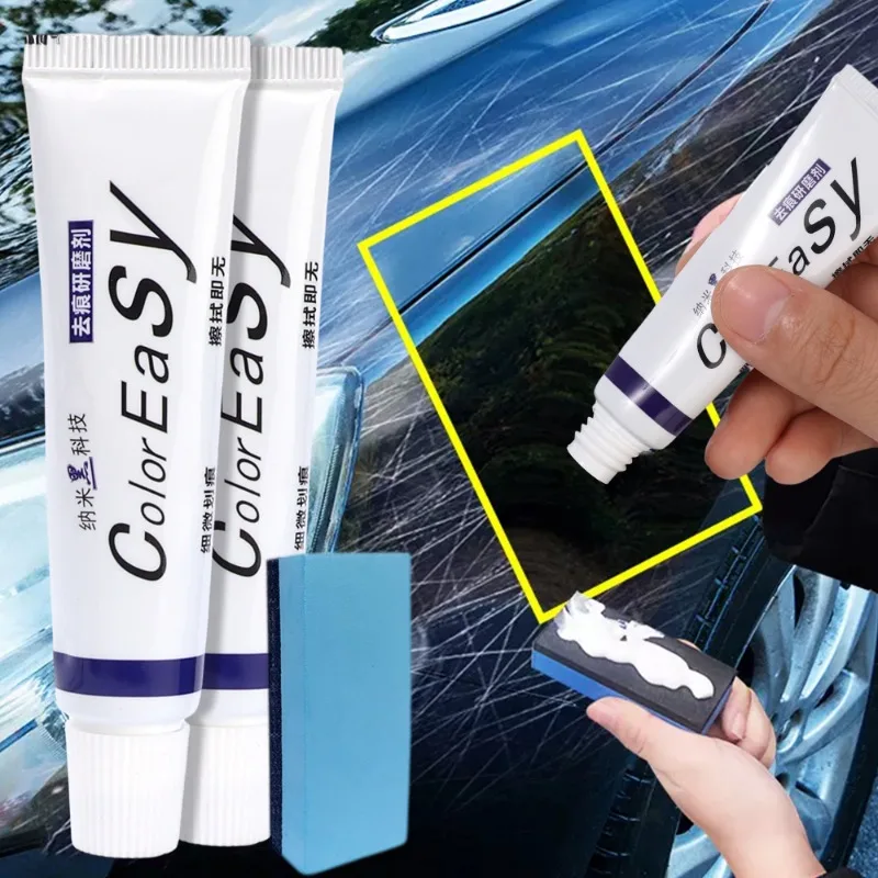 Car Paint Scratch Repair Kit Auto Body Scratch-Removing Abrasive Polishing Paste Stain-Removing Self-Adhesive Maintenance Wax