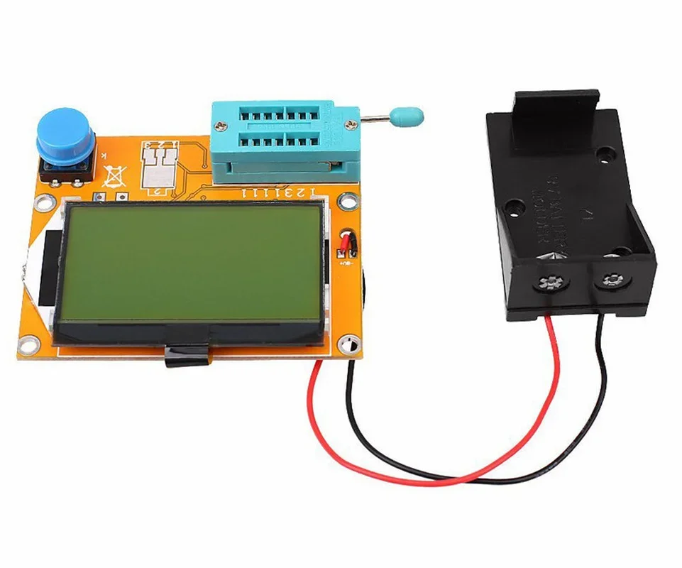 LCR-T4 Digitale Transistor Tester Weerstand Condensator Tester Diode Inductie Multimeter Met Test Haak