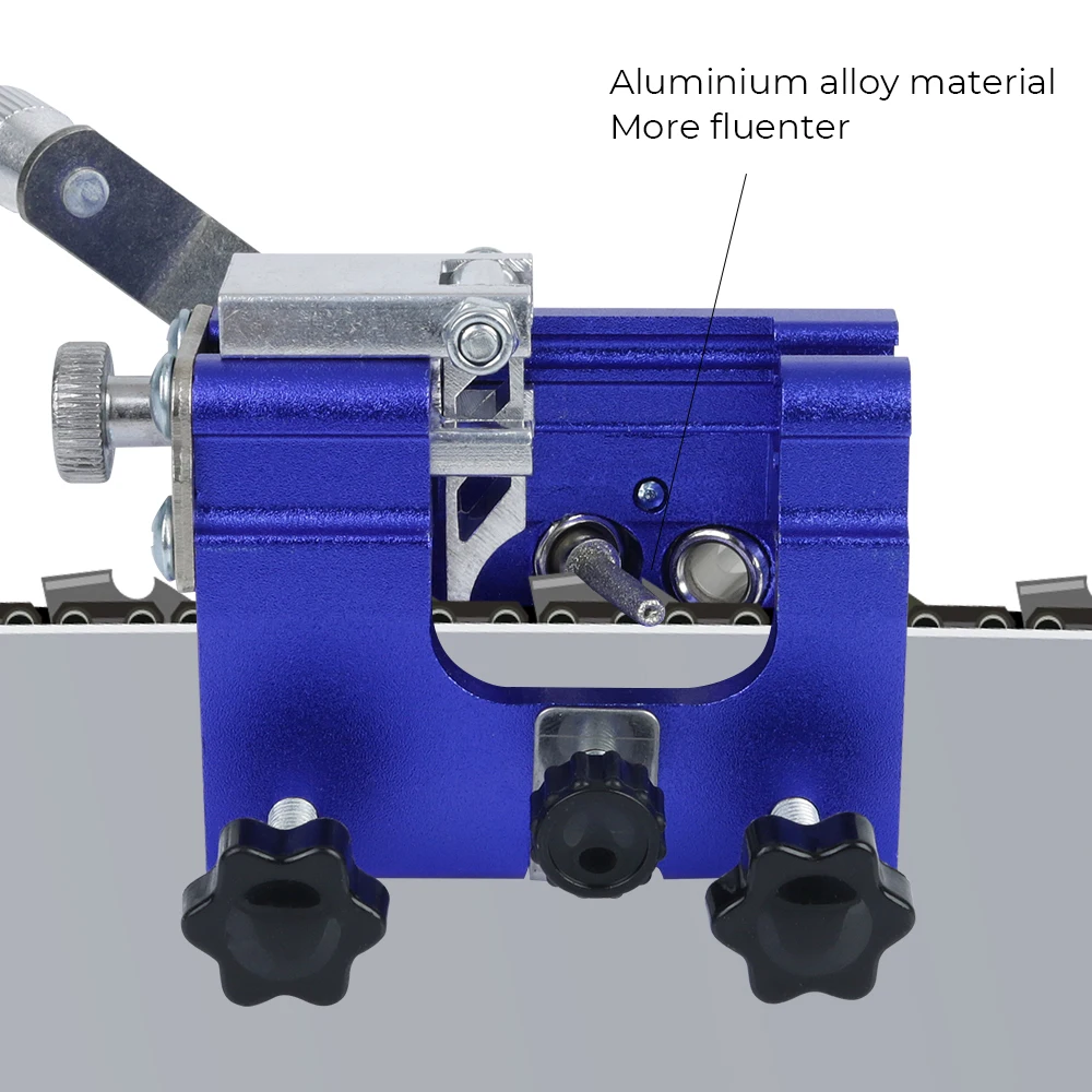 Affilacoltelli per motosega per la lavorazione del legno con 3 aste di molatura seghe elettriche manuali strumenti di riparazione affilatura