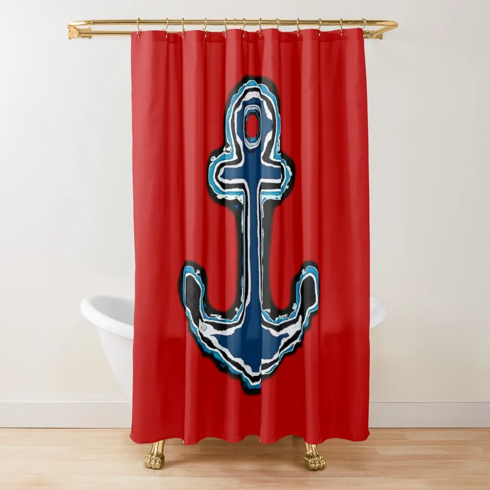 

Nautical Anchor Shower Curtain Shower Sets For Bathroom Bathroom Shower Set Curtain