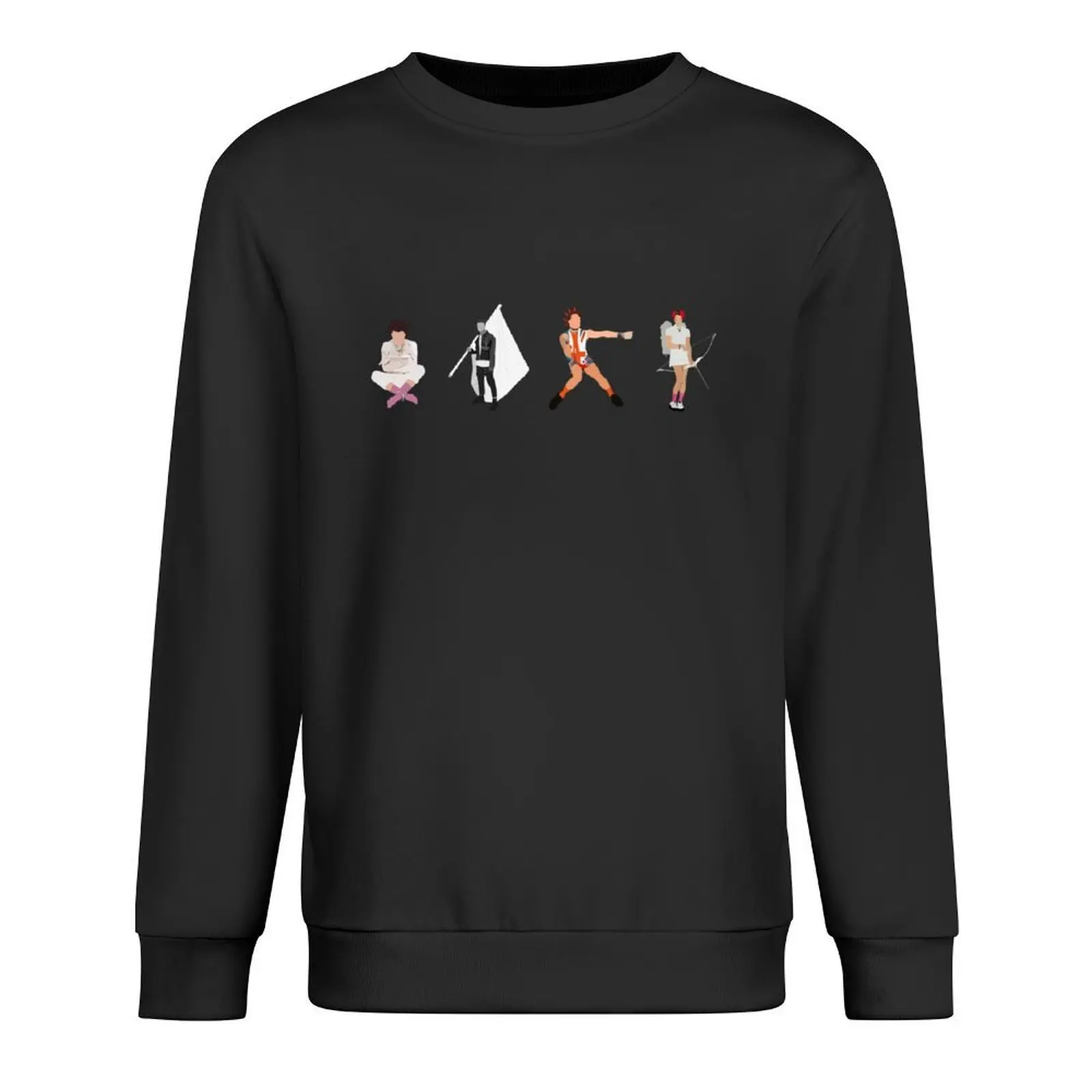 

YUNGBLUD color block Pullover korean style clothes mens clothing men's winter sweater autumn autumn sweatshirt