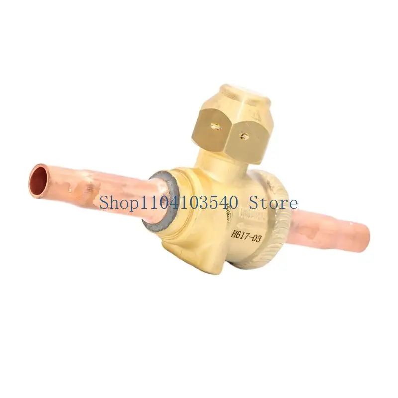 

02DC Brass Bidirectional Flows Stop Valves for Refrigeration Heat Pump Air Conditioning