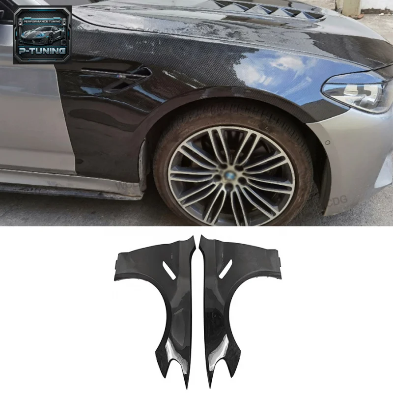 

High Quality Carbon Fiber Side for BMW 5 Series F90 M5 Front Bumper Vents Fender Wheel Arch Cover Car Body Kit