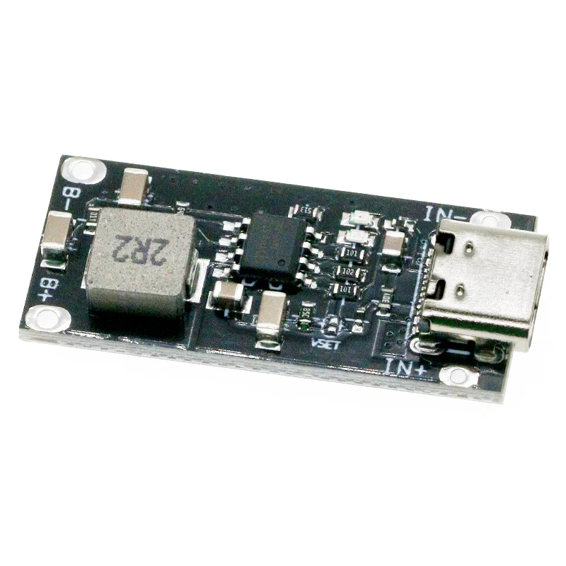 Batería de litio ternaria de polímero de alta corriente de entrada USB tipo C, placa de carga rápida IP2312 CC/CV, modo 5V a 4,2 V