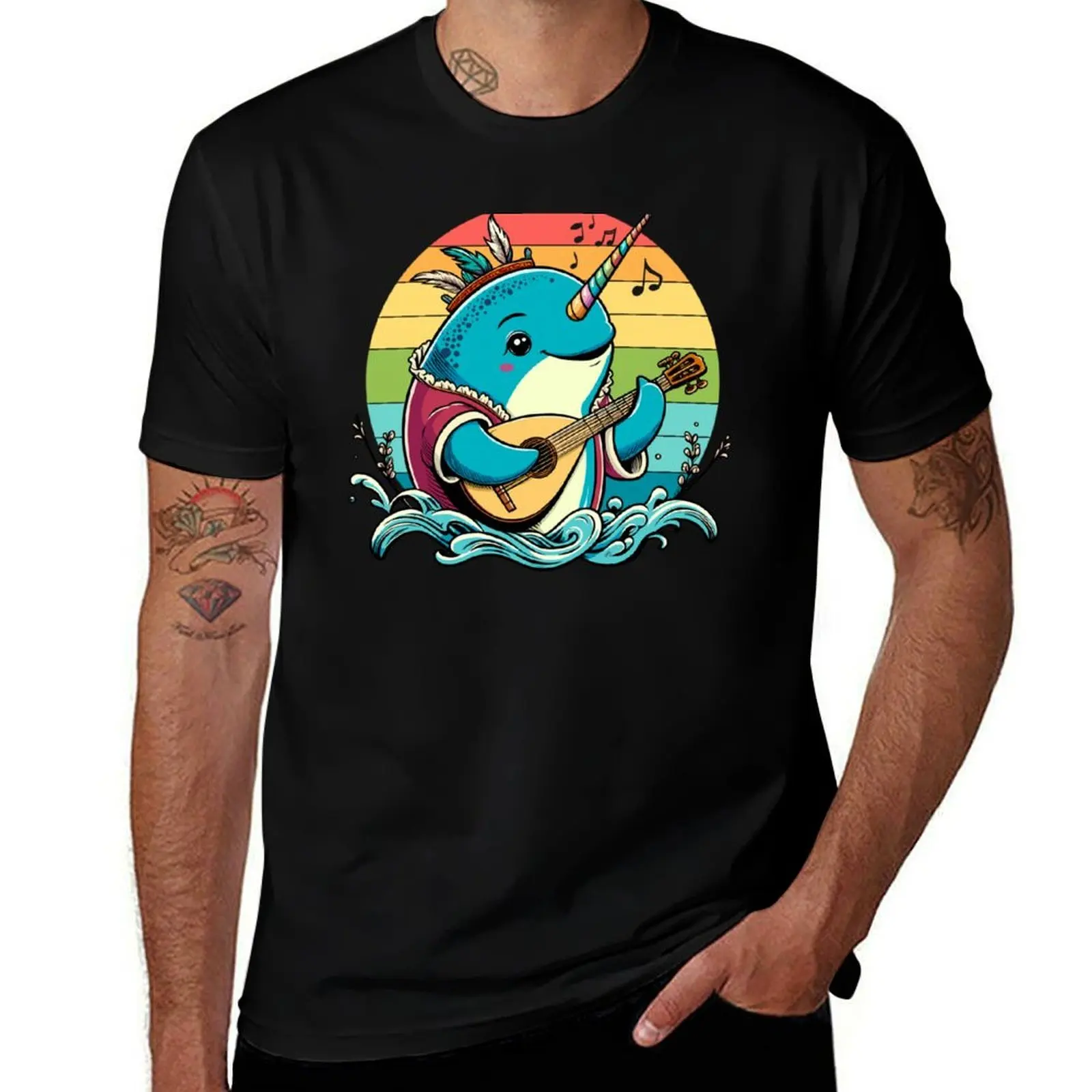 

shirt luxury men Sea T-Shirt Bard Narwhal brand men cotton 100% of cotton shirt t graphic man the shirt t t 100% Siren