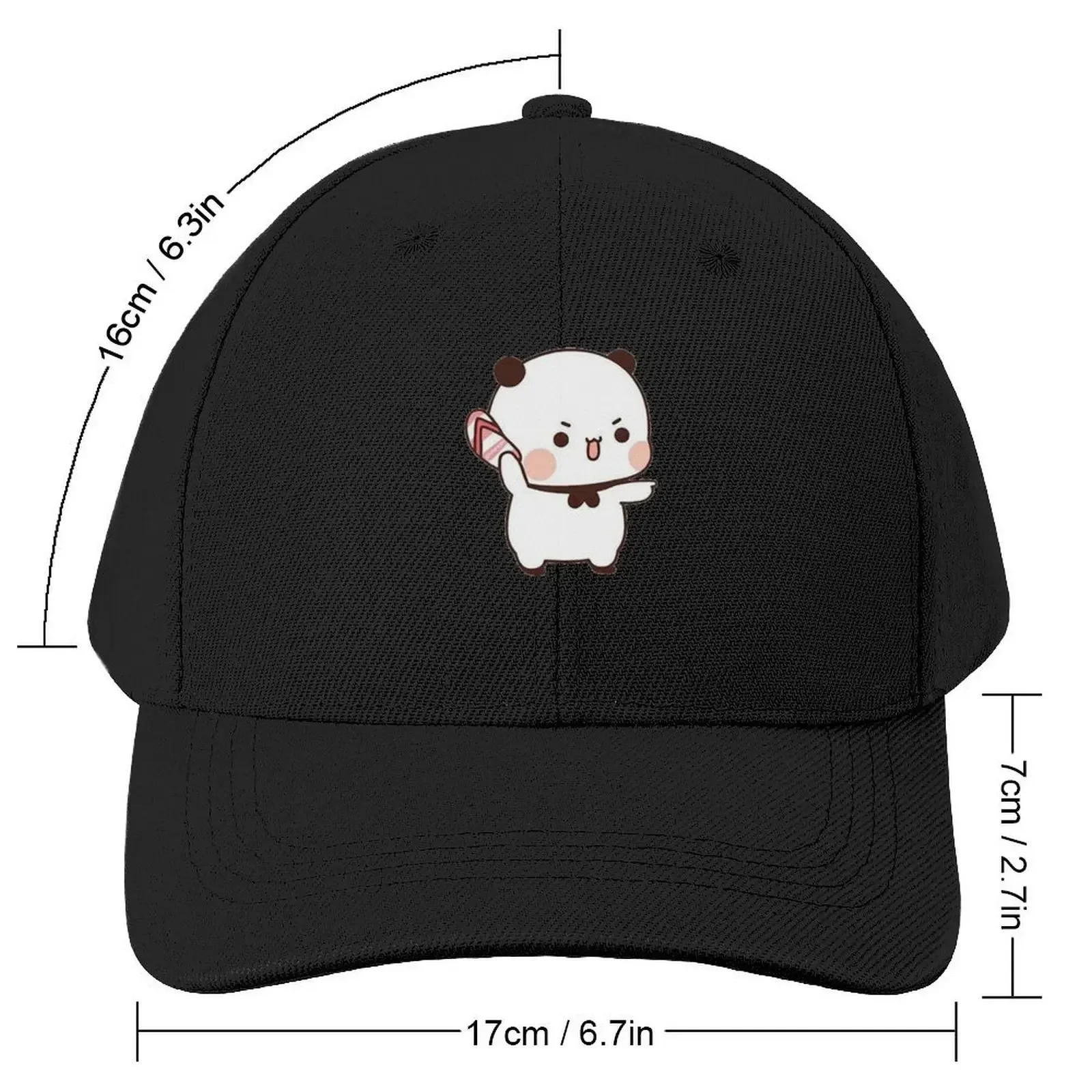 Cute Bubu is Throwing Flip-flops At Dudu Since He Teases Bubu Baseball Cap sun hat Designer Hat Elegant Women's Hats Men's