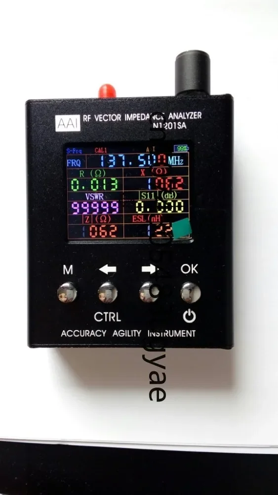 Imagem -02 - Aai-antenna Analyzer Meter Tester Impedância Vector uv rf Ant Swr Versão em Inglês Original N1201sa N1201sa Mais 34375 Mhz27 Ghz