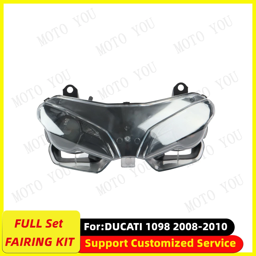 

Headlight Headlamp, Motorcycle Head Light Lamp Assembly For Ducati 1098 2007 2008 2009