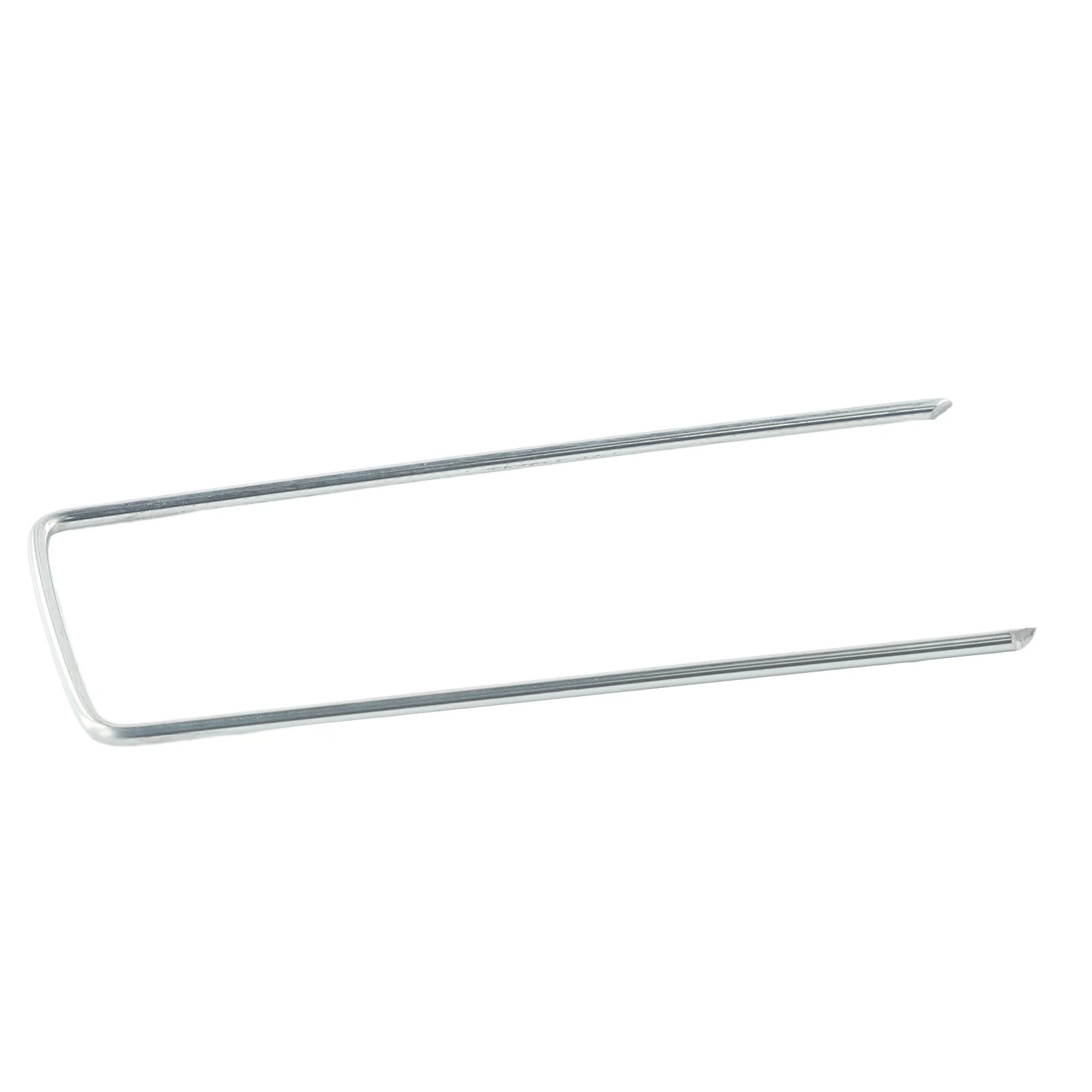 New Set Anchor Pins Galvanized Steel Nail Lawn Pins U Shaped 10cm For Garden Greening 2.5mm Accessories Camping