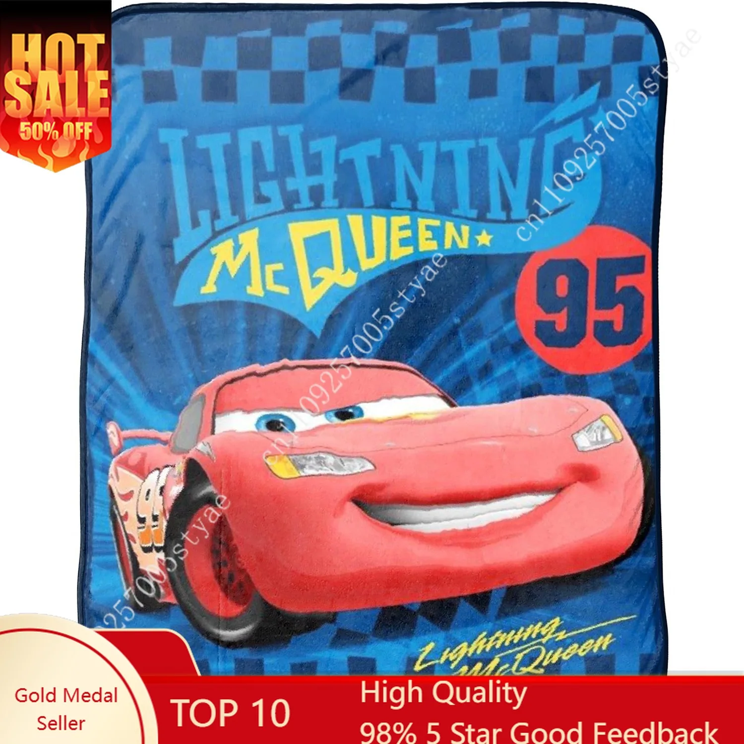 

Jay Franco Cars Blankets Disney Cartoon Plush Blanket Soft Indoor Decoration Child Holiday Party Boy Girl Gift Warm Custom Quilt