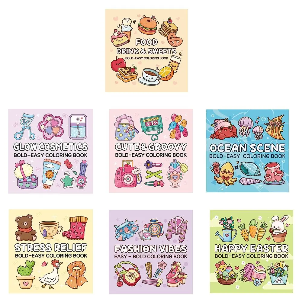 

Creative DIY Cutie Coloring Book Relaxation Gift Educational Doodles Book Graffiti Painting Book Gift