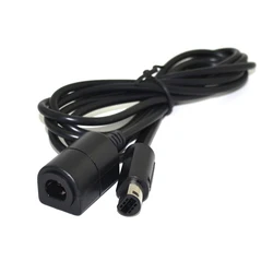 1.8m Extension Cable for NGC for gamecube wird joystick game controller extend black