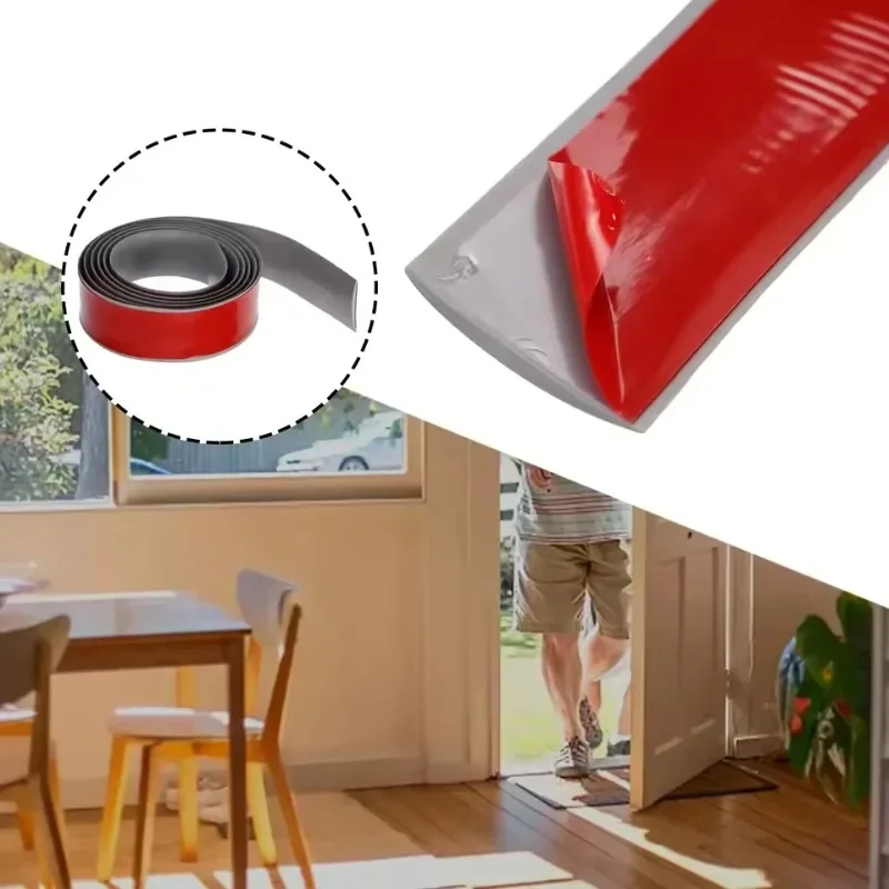 

1PC 39.37/196.85inch PVC Floor Transition Strip Threshold Edging Trim Strip Self Adhesive Doorway Floor Joining Strip Home Decor