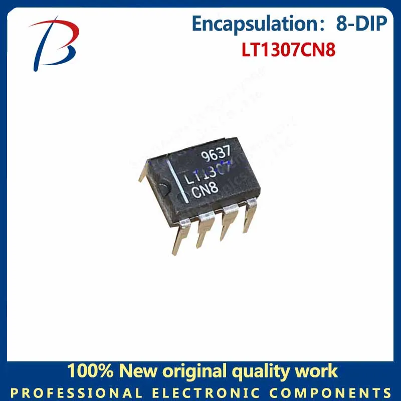 

1PCS The LT1307CN8 is packaged with an 8-DIP switching regulator chip