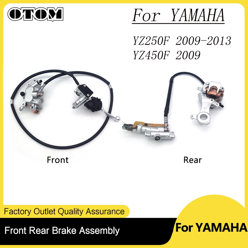 

Motorcycle Front Rear Brake Lever Master Cylinder Pump Caliper Assembly For YAMAHA YZ250F YZ450F YZ125/250 YZ250X Motocross Part