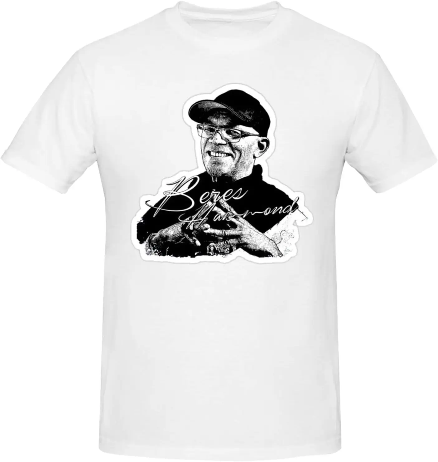 Beres Musik und Hammond Herren klassisches Unisex Baumwoll T-Shirt für Männer & Frauen, klassisches T-Shirt weiß