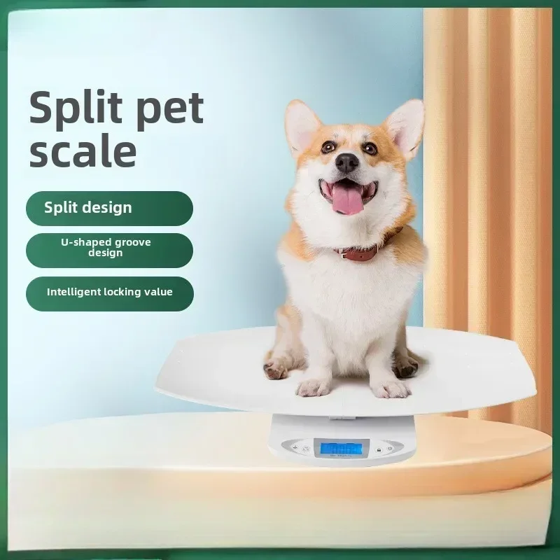

Весы для домашних животных, 30 кг, высокоточная зарядка, маленькие бытовые весы для кошек и собак, электронные весы, инструмент для измерения веса домашних животных