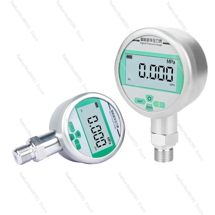 

High-Precision Intelligent Pressure Gauge with Digital Display Pressure Oil Pressure Gauge Shock Resistance 0.2