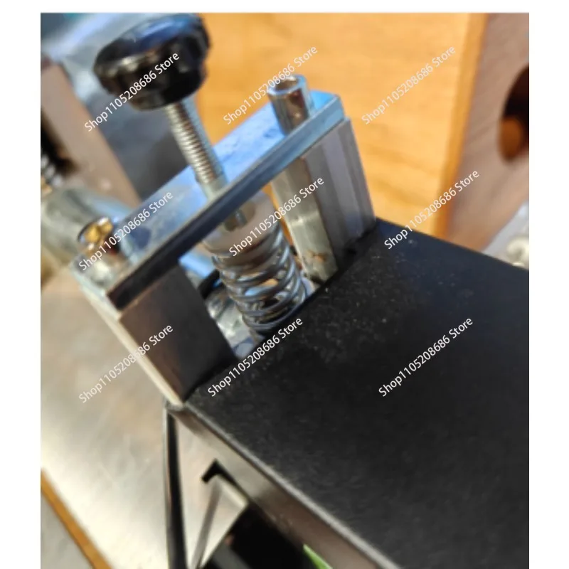 220V Electric Hand-cranked Small Leather Desktop Drawing Machine Pull Shoulder Strap Barrel Press Leather Laminat Machine - view 5