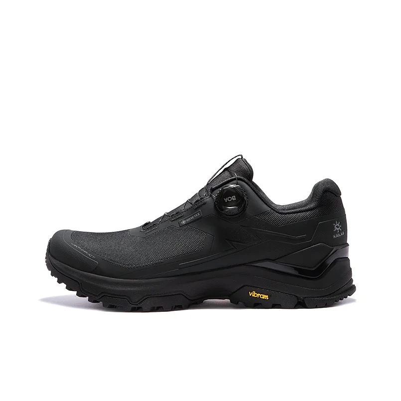 KAILAS Cushioning Slip Resistant Waterproof And Breathable Low top Hiking Shoes Men's Ink Black KS2532176
