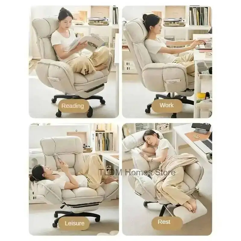 Computer Student Chair Lift Modern Gamer Dormitory Chair Comfortable Sedentary Office Chairs Bedroom Lazy Sofa Recliner Chair
