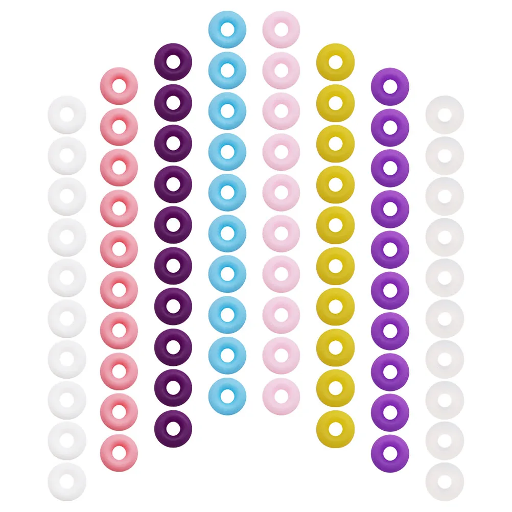 

100Pcs Mix Color Positioning Beads Reusable Anti-Skid Jewelry Making Supplies Necklace Bracelet Parts DIY Accessories