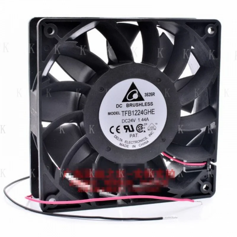 

C 1pcs FOR Delta TFB1224GHE 12cm 12038 24V 1.44A for inkjet printer inverter cooling