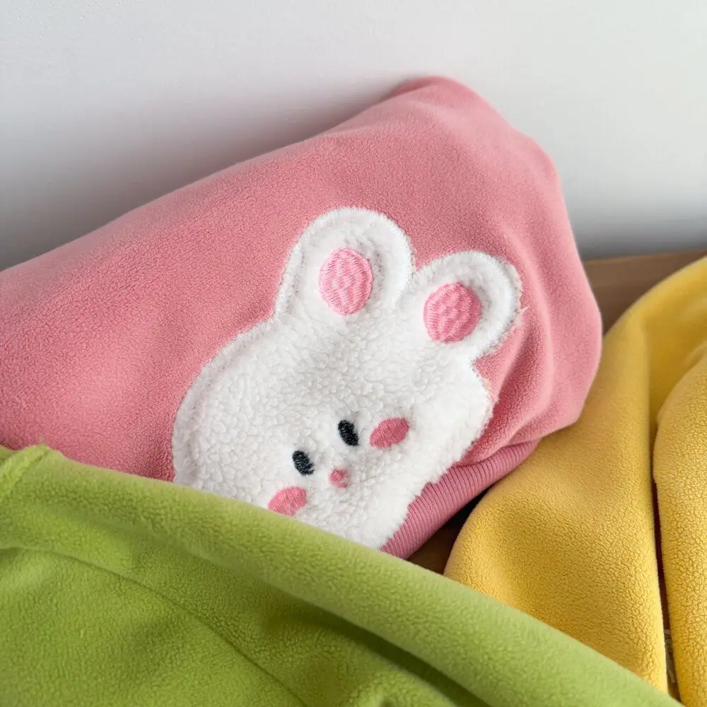 2026 Neuer Herbst Kinder Fleece-Sweatshirt Baby Jungen Mädchen Niedlicher 3D-Plüsch-Tier-Applikation Pullover Kinder Rundhals Langarm-Oberteil – Detail 8