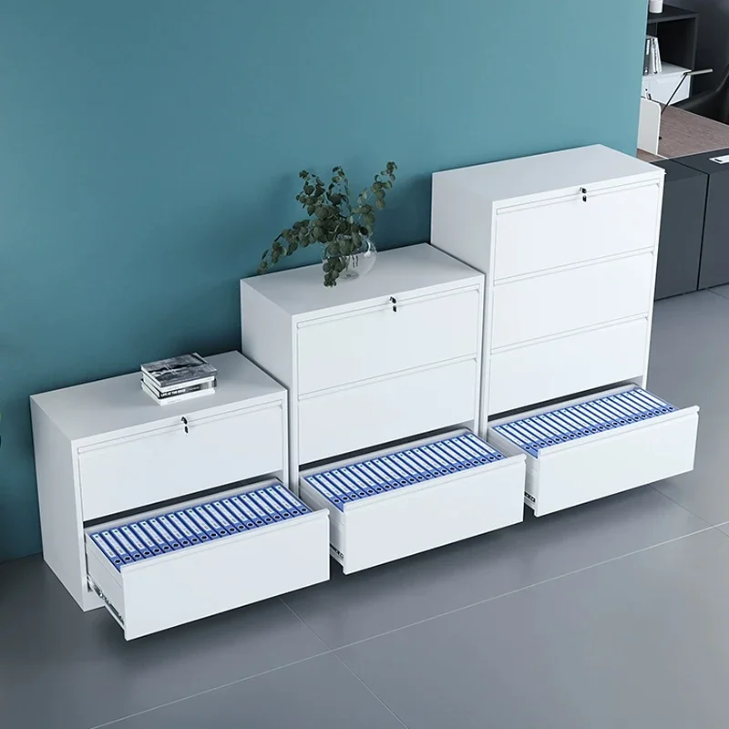 2026 Steel File Cupboard Iron Storage Lockable Fireproof Drawer Metal Filing Cabinet Drawer