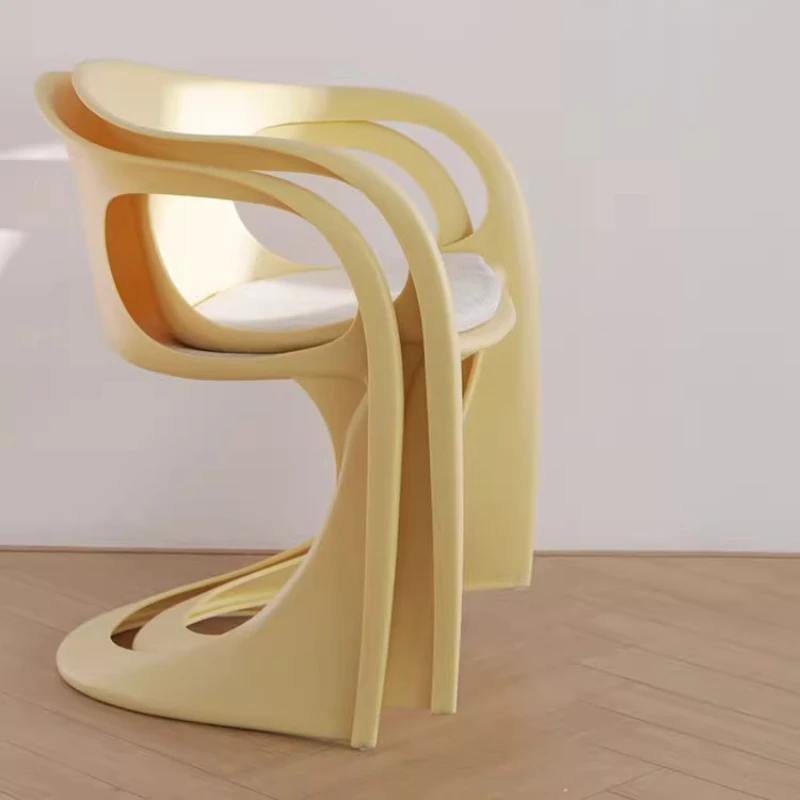 الشمال تصميم بسيط الفن كرسي منحني المنزل شرفة مسند الظهر غرفة المعيشة غرفة الطعام كرسي ديكور المنزل غرفة نوم كرسي خلع الملابس #6