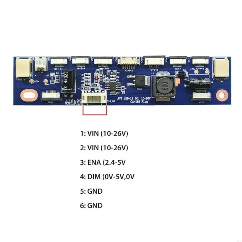 LED مراقبة لوحة سائق الإضاءة الخلفية 15 27 "12 واجهات لوحة التيار الثابت
