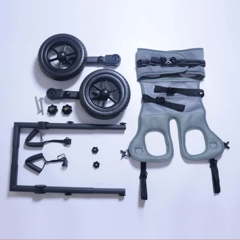 عربة مساعدة للمشي لإعادة تأهيل الكراسي المتحركة المتوسطة والكبيرة، مساعدة الطاقة، سكوتر التنقل للكلاب الأليفة