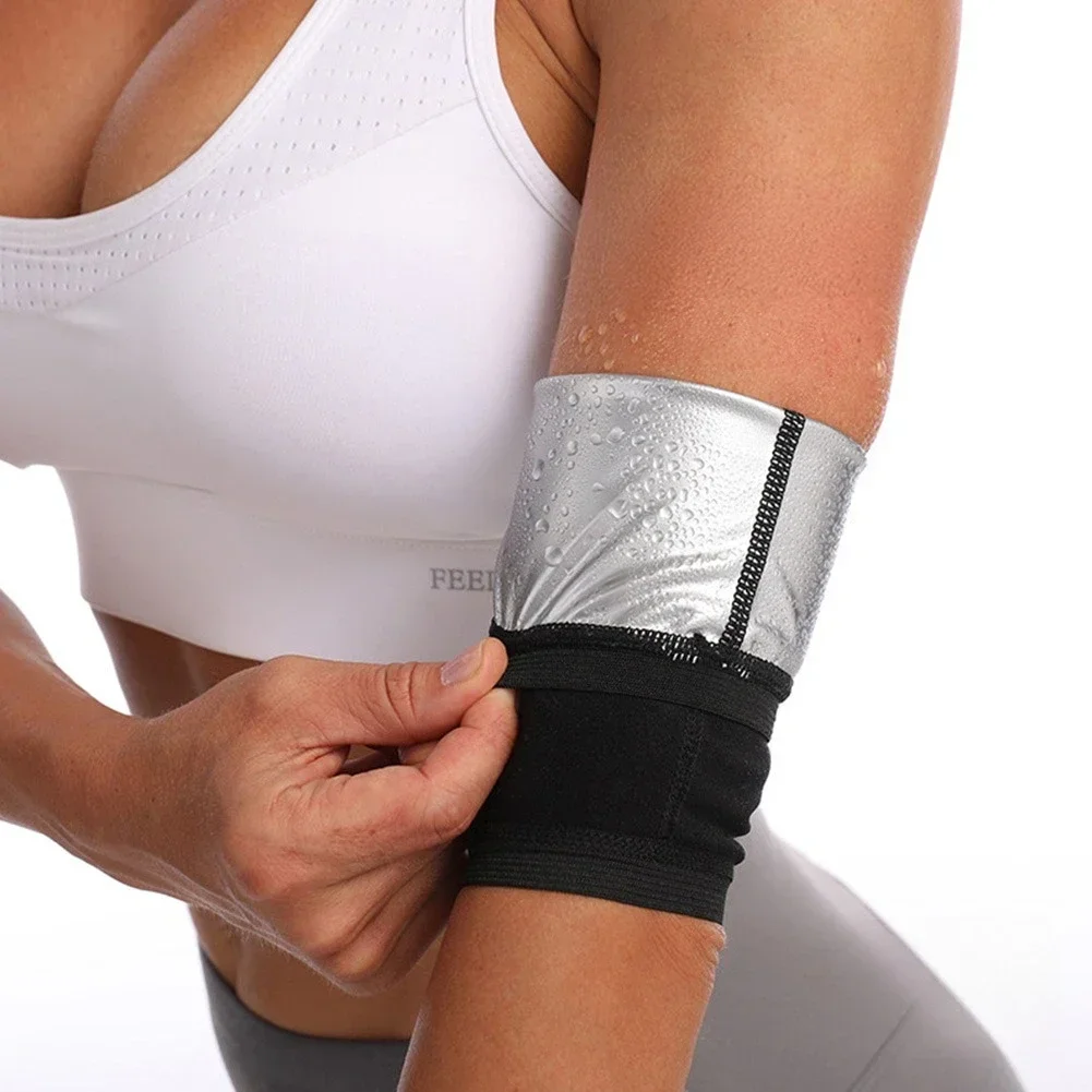 1Pair Arm Slimming ShaperS Compression Wrap Sport Sauna Sweat Bands for Weight Loss Women Workout Fitness Arm Trimmer Strap