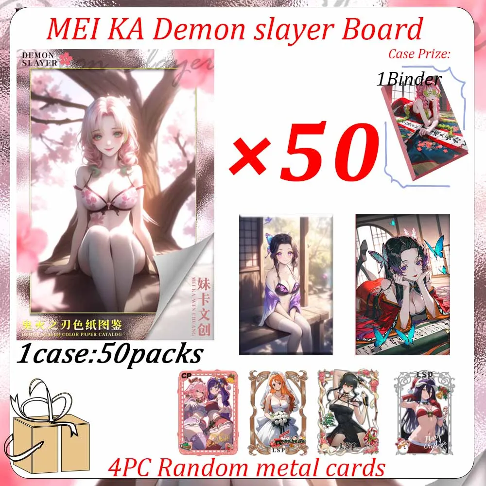 

2025 Newest MEIKA Demon Slayer Board Goddess Waifu cards Hobby Collectible Card Doujin Booster Box Birthday Gifts