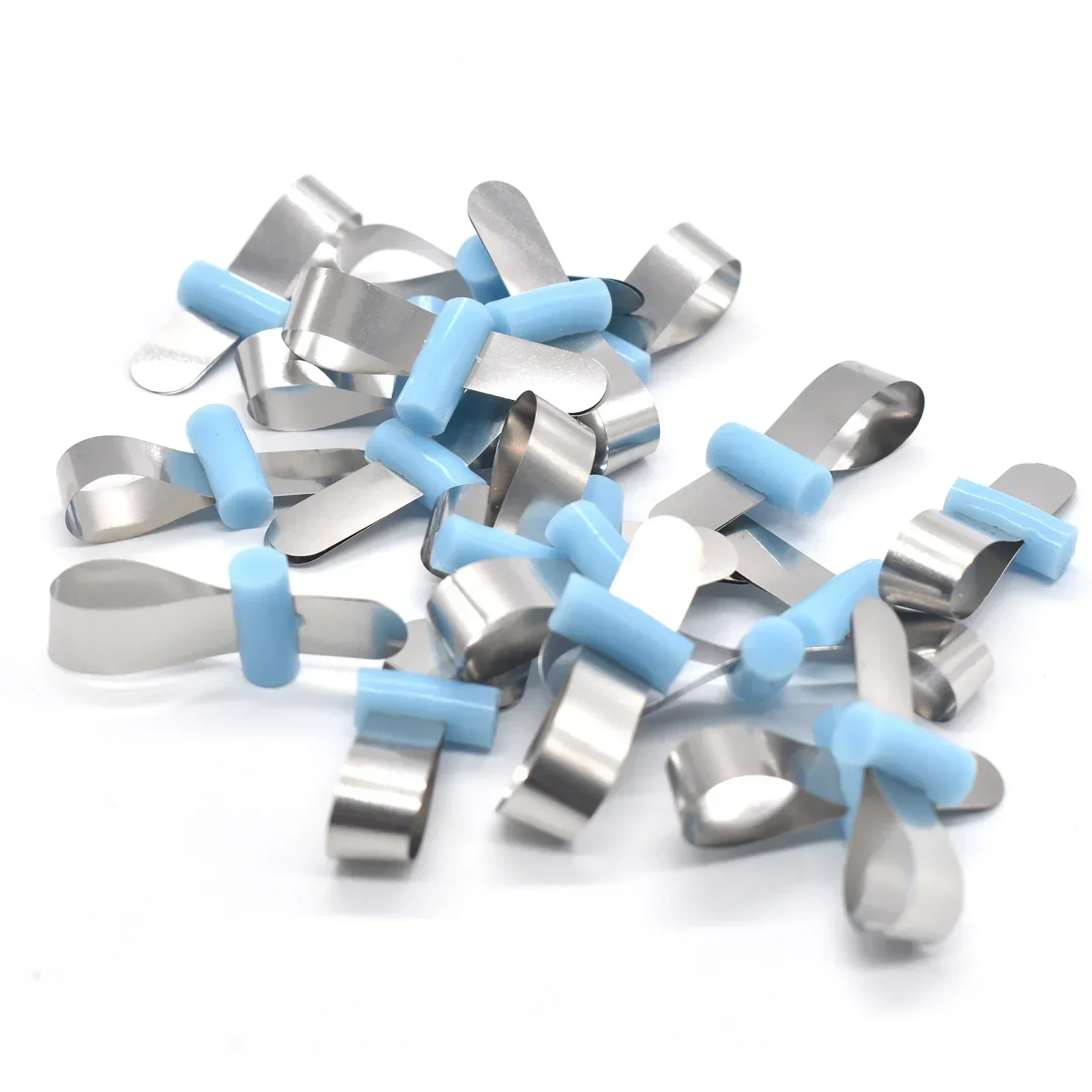 

20pcs Dental Forming Sheet Orthodontic Sectional Contoured Metal Matrice Dentistry Matrix Bands Retainerless Automatrix Locker