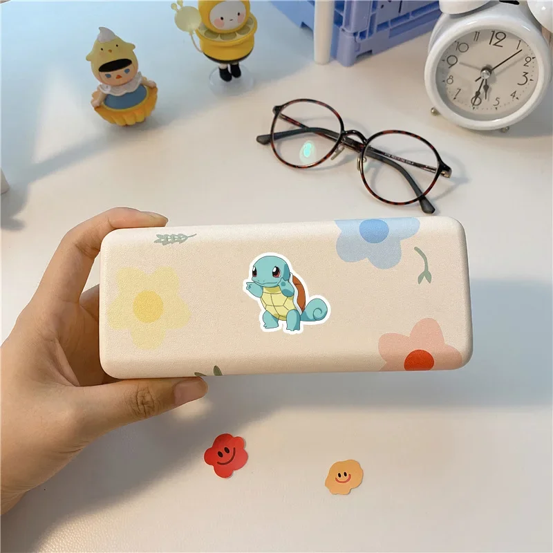 50/100PCS Kawaii Pikachu Anime Pokemon Stickers for Laptop Suitcase Skateboard Guitar Phone Cartoon Sticker Kid Gift Toys