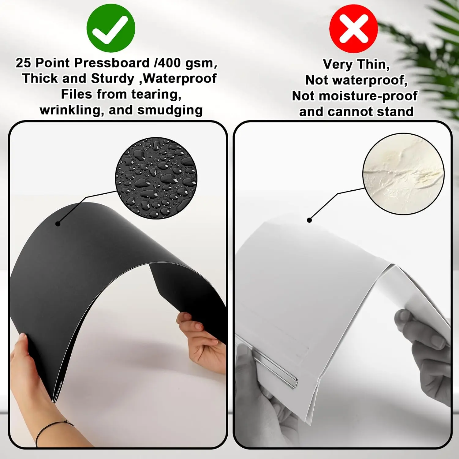 12-Pack 11x17 Report Covers with Metal Prongs, 3" Capacity for Documents, Proposals & Transcripts