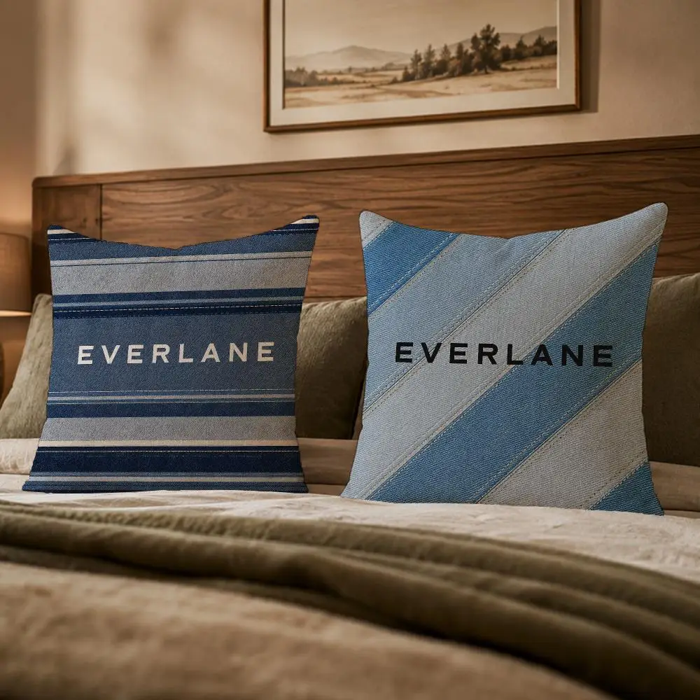Famous Brand E-EverlaneS Cushion Cover Ultra Soft Throw Pillow Cover Skin Friendly for Sofa Bed Home Decor Gift