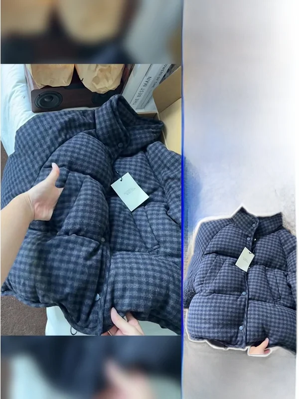 

plus Size Women's Thiened Warm Cotton Jaet Bread Sle Stand Collar Single Button Winter New Arrival Casual Comfortable