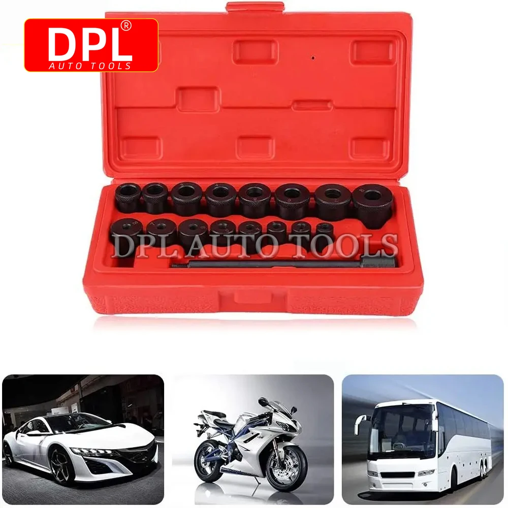 17 pcs Universal Clutch Alignment Tool Kit Aligning For All Cars & Vans Car Tools SK1054