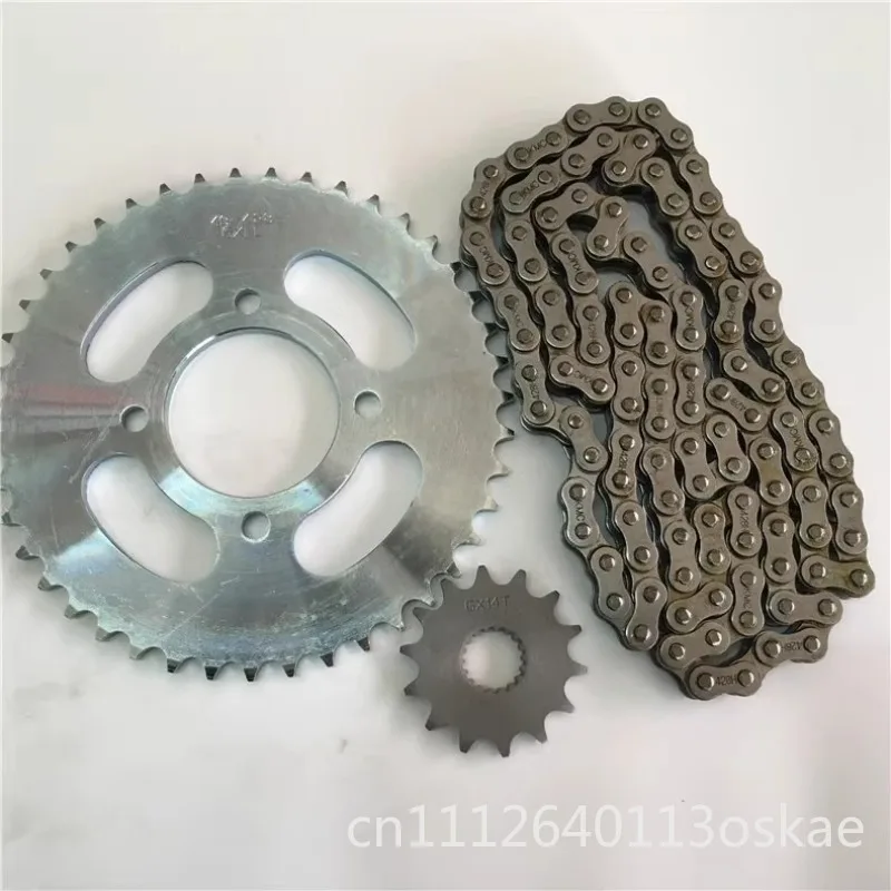 Suitable for HJ125K-A-2A-3-3A set chain GN125 size sprocket GS125 chain gear tooth plate