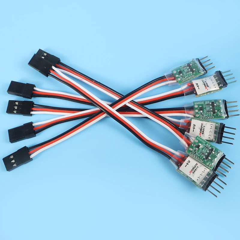 RC Light Controller JR LED Signal Connector 3-Pin Plug for DUMBORC TRX4 Crawler Receiver Channel 3 Cable Replacement Accessory