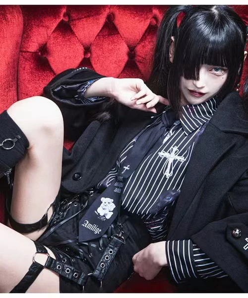 Japanese Rojita Style Mine Series Tie Strap Shorts Detachable Belt Leg Ring Two-dimensional Lolita Sexy Short Pants For Women