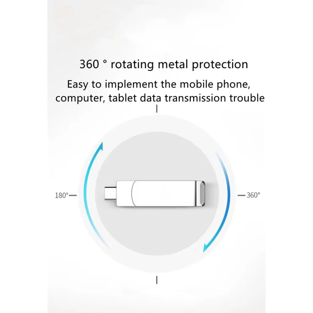 고속 C타입 USB 플래시 드라이브, OTG 펜 드라이브, 휴대용 U 디스크, PC용 512GB 플래시 디스크, 1TB, 2TB, 256GB, 128GB