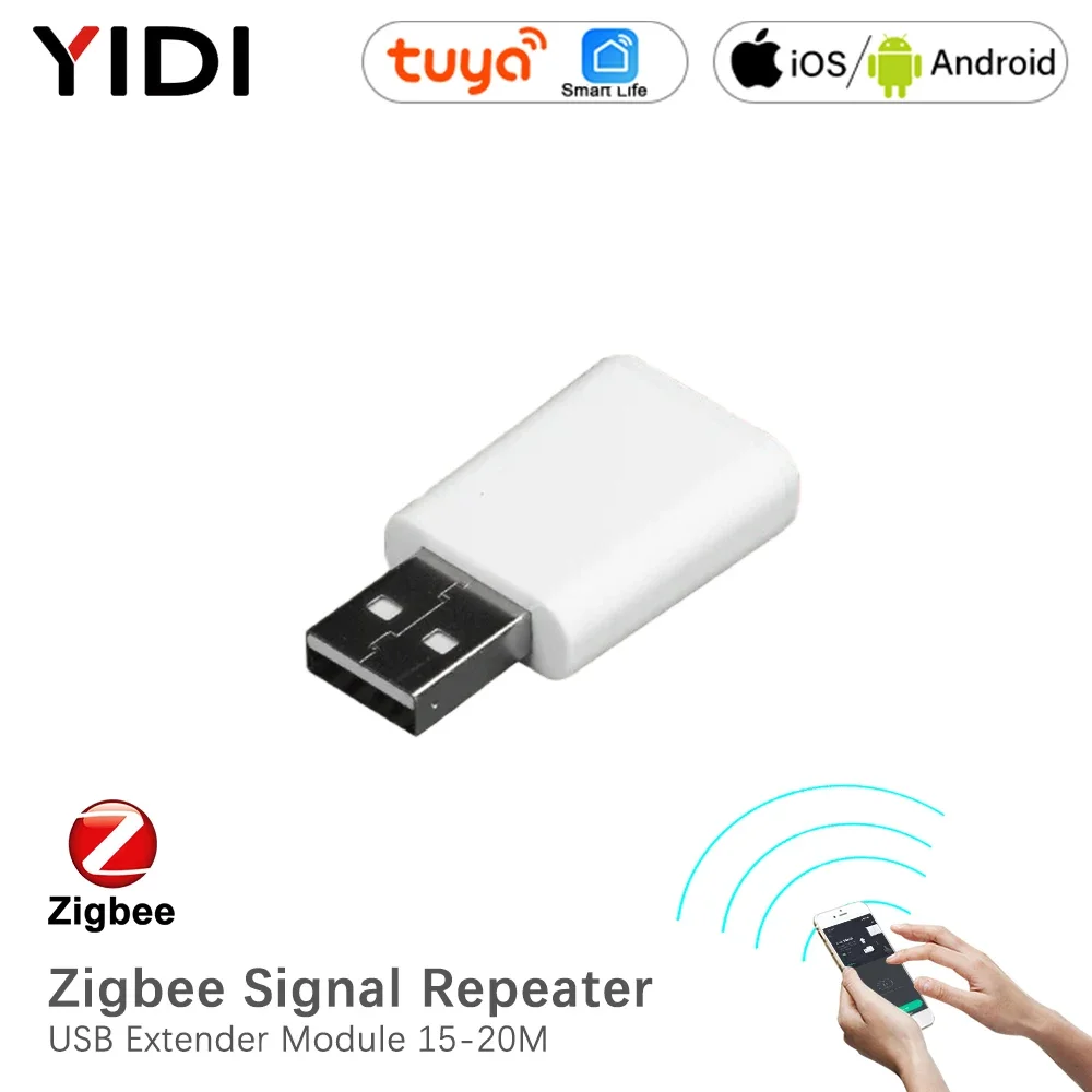 ZigBee Signal USB Adapter Repeater Tuya Wireless Gateway Hub Signal Extender Amplifier Smart APP Works with Alexa Google Home